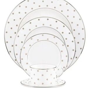 kate spade Larabie Road Platinum 5 Piece Dinnerware Set (3 sets - read listing)